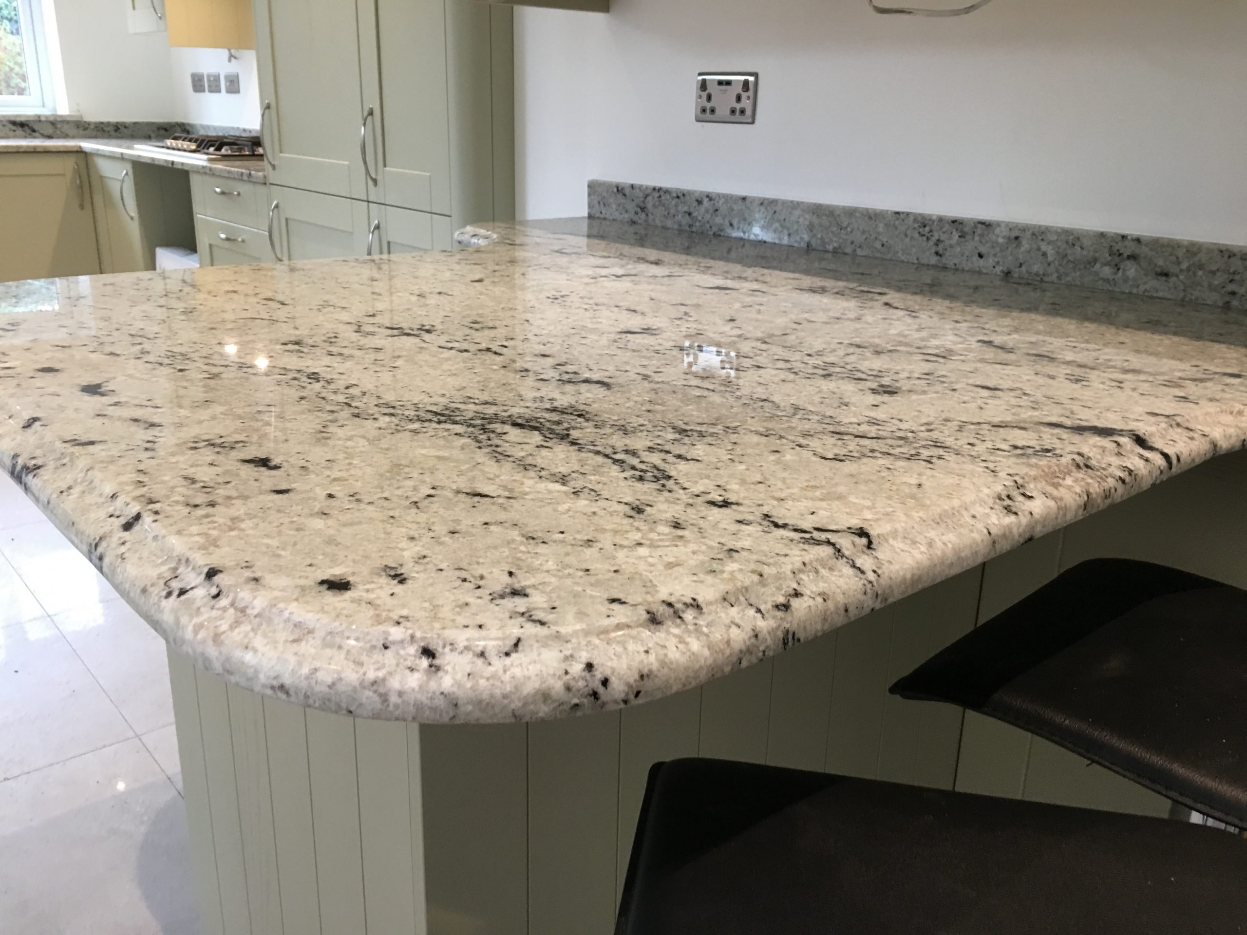 Colonial White Granite Kitchen Worktops | Wirral Worktops